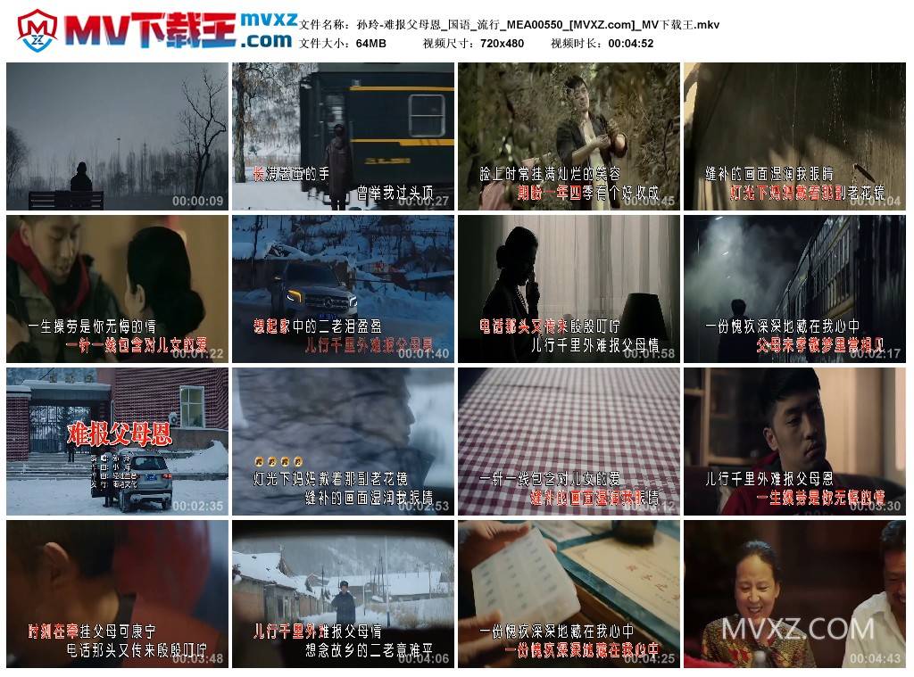孙玲-难报父母恩_国语_流行_MEA00550